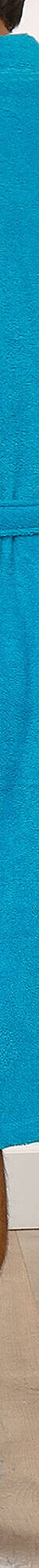 Peignoir mixte adulte col kimono éponge bouclette  (turquoise) Peignoir mixte adulte col kimono éponge bouclette  (turquoise)